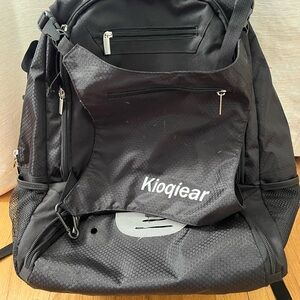 Lacrosse backpack. Unisex Black Oversized